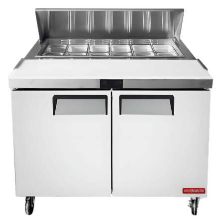 MESA ENSALADERA REFRIGERADA DE DOS PUERTAS